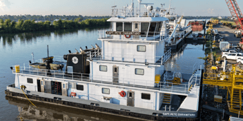 M/V Capt. Pete Ciaramitaro powered by Mitsubishi S12R Tier 4 engines, built by C&C Marine and Repair