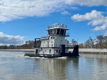 M/V Dierdre Ann powered by twin screw Mitsubishi S6R2 Tier 3 engines