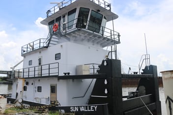 M/V Sun Valley powered by Mitsubishi S6R2 engines supplied by Laborde Products