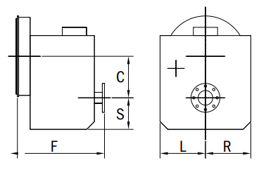 Exploded diagram of twin disc MGX-5321 DC marine transmission
