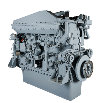 Mitsubishi S6A3-Y3 engine rated at 543HP @ 1840RPM