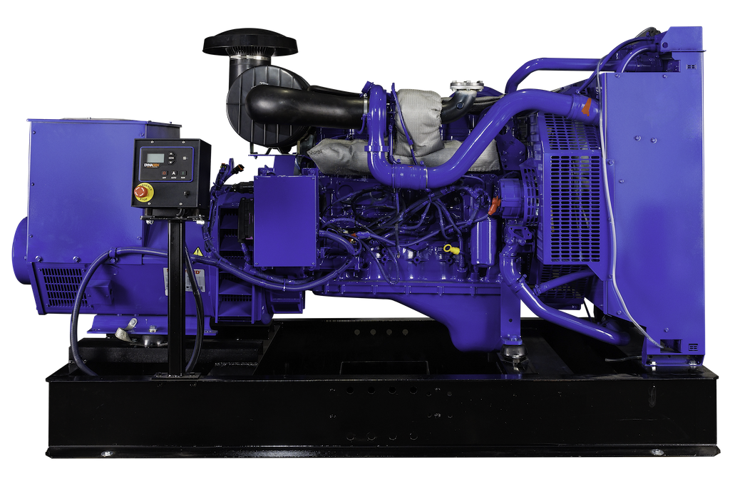 Radiator-cooled marine diesel generator engine for vessel replacement power