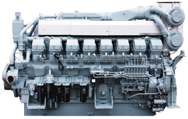 High-horsepower Mitsubishi Marine diesel engine for offshore support vessels