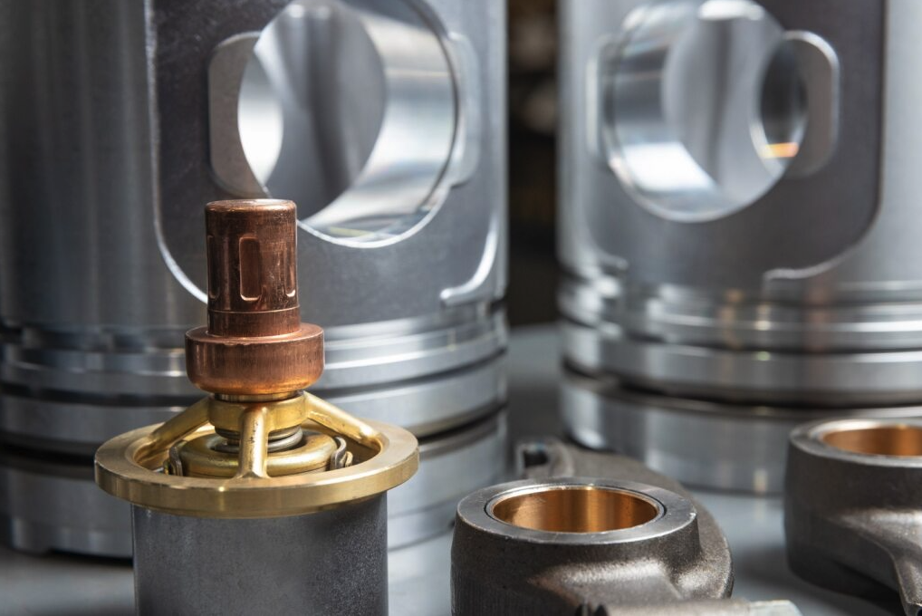 Marine diesel engine impeller with piston heads for OEM replacement parts and repairs