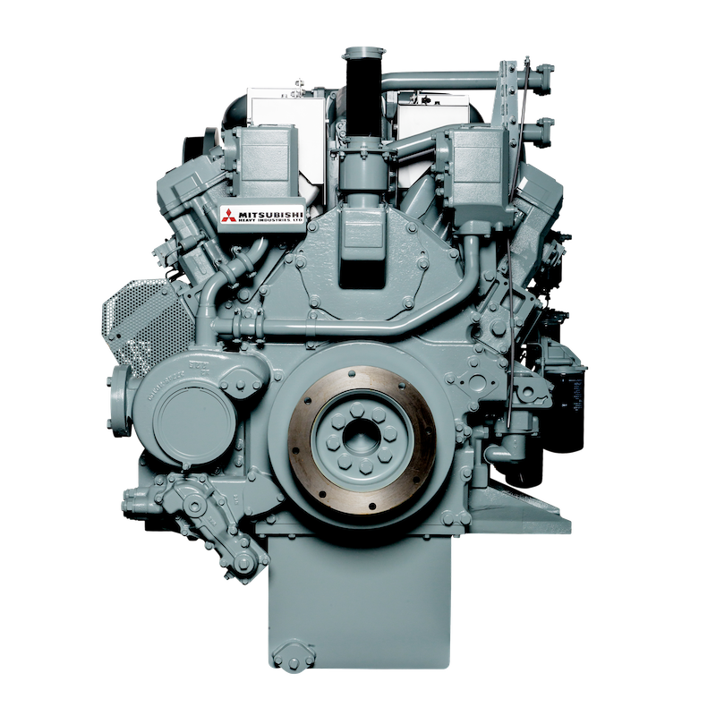 Mitsubishi marine diesel engine for vessel propulsion systems