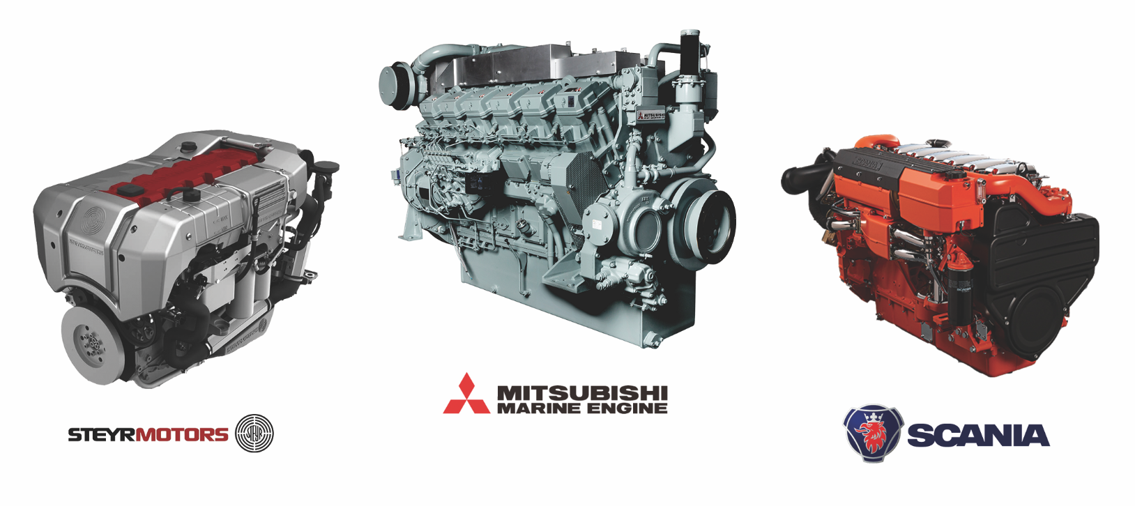 Steyr, Mitsubishi, and Scania marine diesel propulsion engines distributed by Laborde Products Steyr, Mitsubishi, and Scania marine diesel propulsion engines distributed by Laborde Products