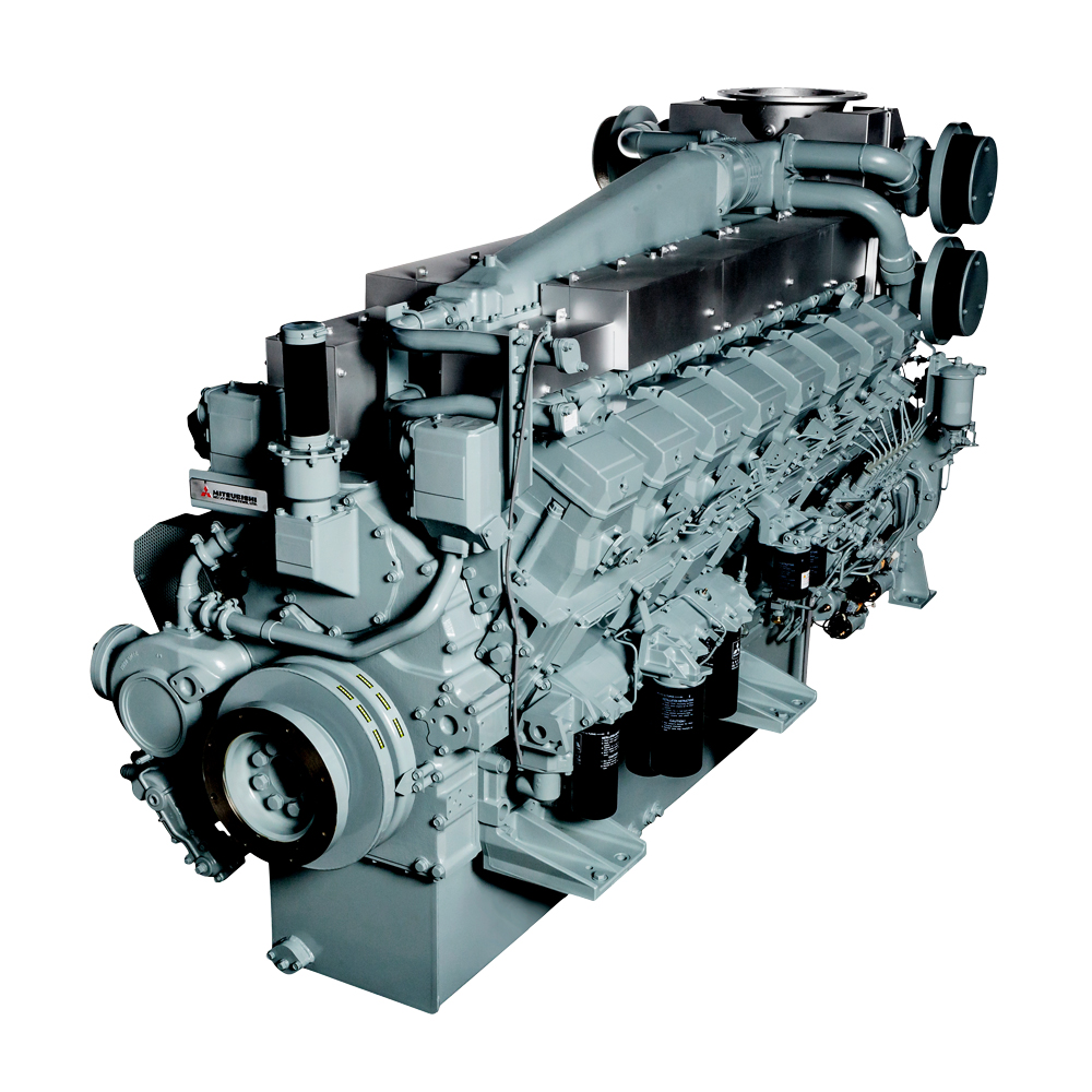 Mitsubishi S16R-Y3 16-cylinder marine diesel engine for heavy offshore operations Mitsubishi S16R-Y3 16-cylinder marine diesel engine for heavy offshore operations